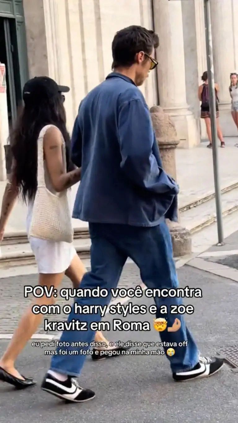 Zoe和Harry被拍到在羅馬約會。