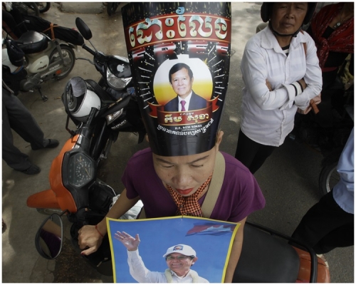 柬埔寨救國黨是柬國主要反對黨。AP圖片