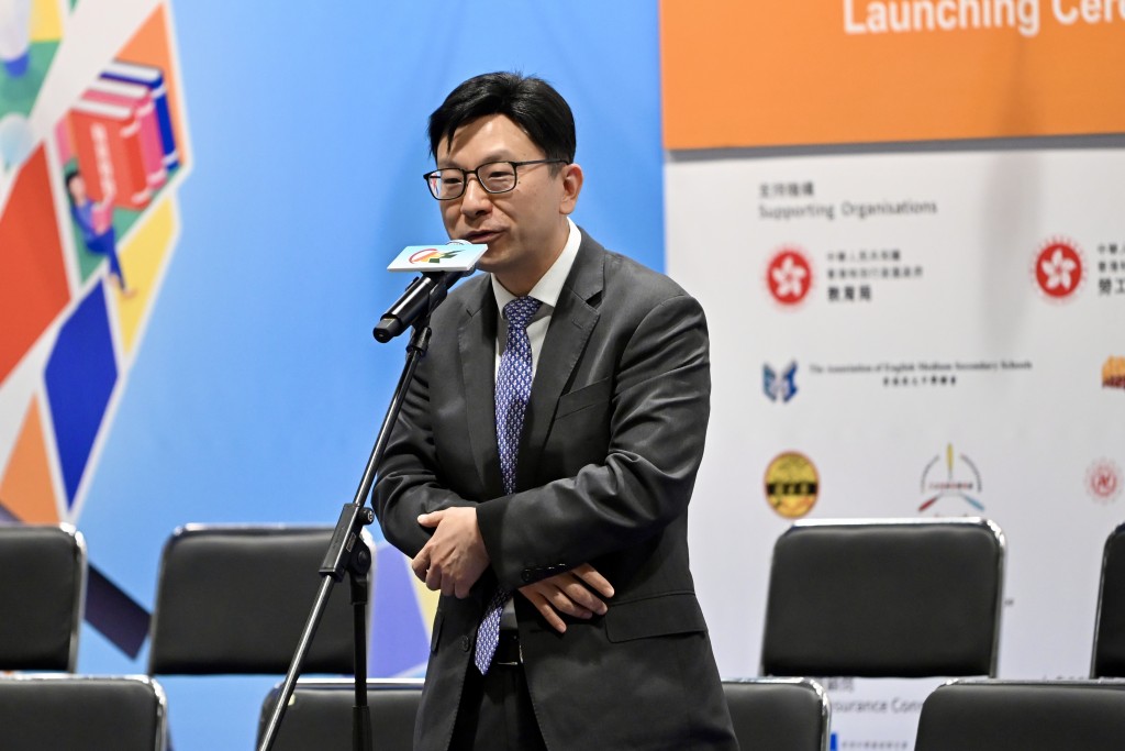 勞工及福利局局長孫玉菡致辭時表示，今次活動兼具教育與就業資訊。