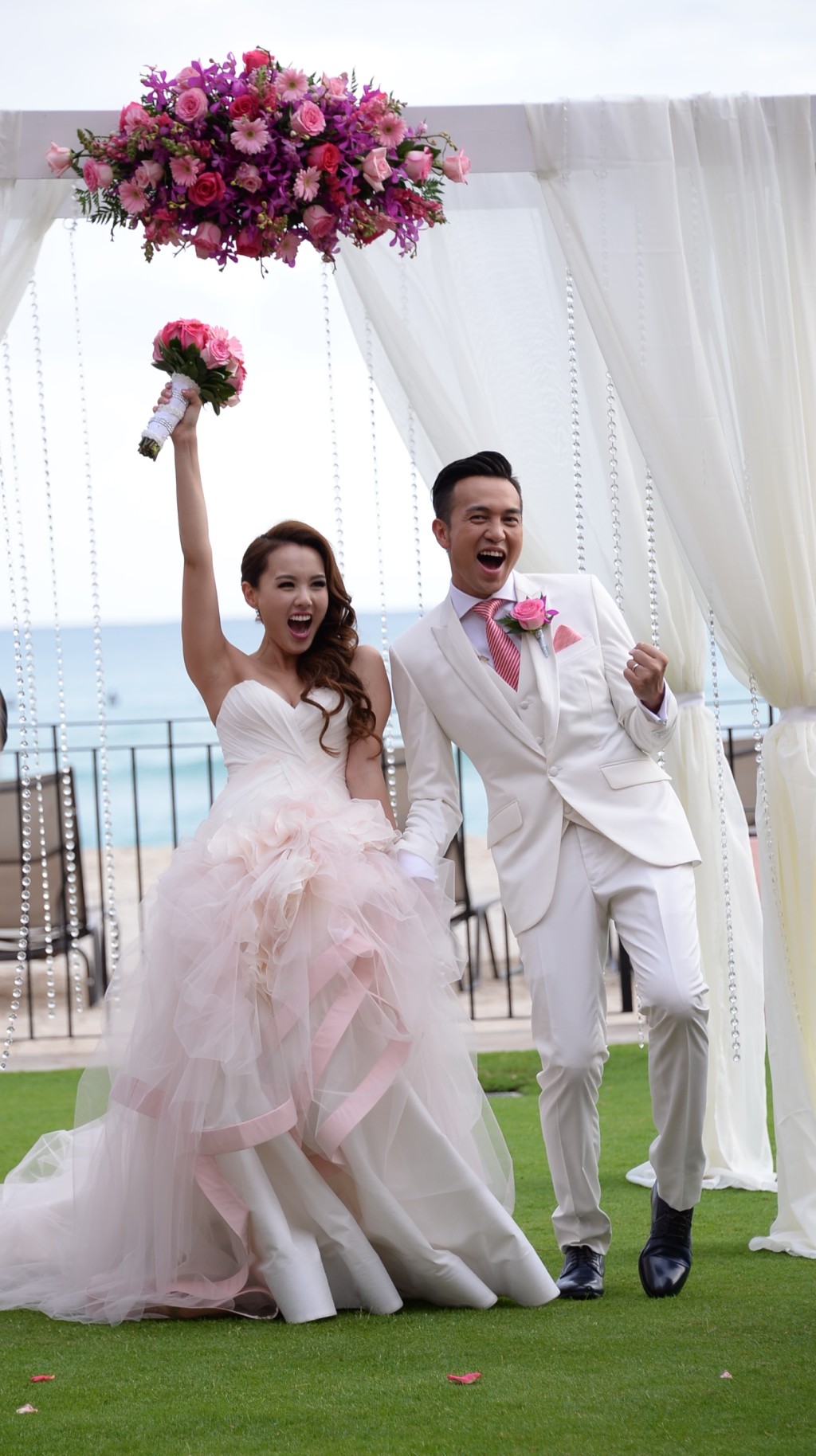 楊洛婷與Tim在2014年12月結婚。