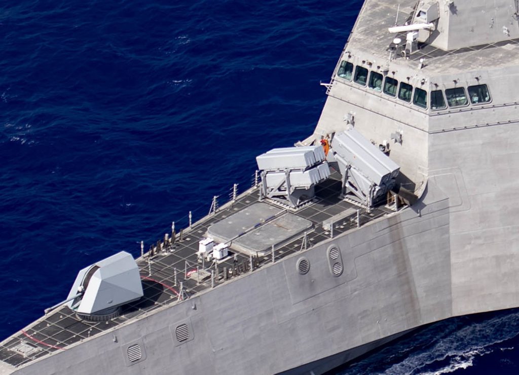 美国濒海战斗舰「吉福兹号」。美国海军