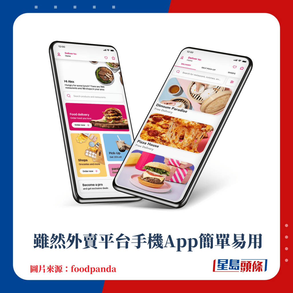 雖然外賣平台手機App簡單易用