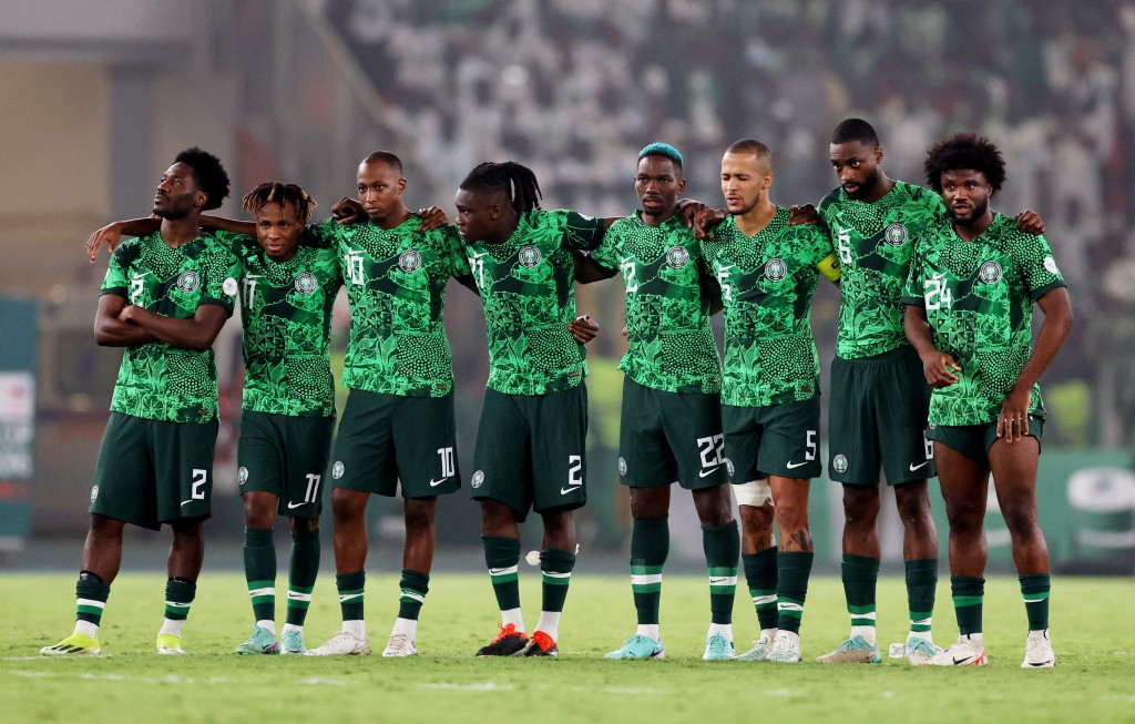 尼日利亚在12码大战射赢南非。Reuters