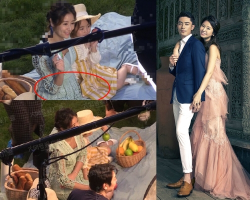 林心如拍廣告被爆肚凸凸,故盛傳她為老公佗第2胎了。(網圖/資料圖片)