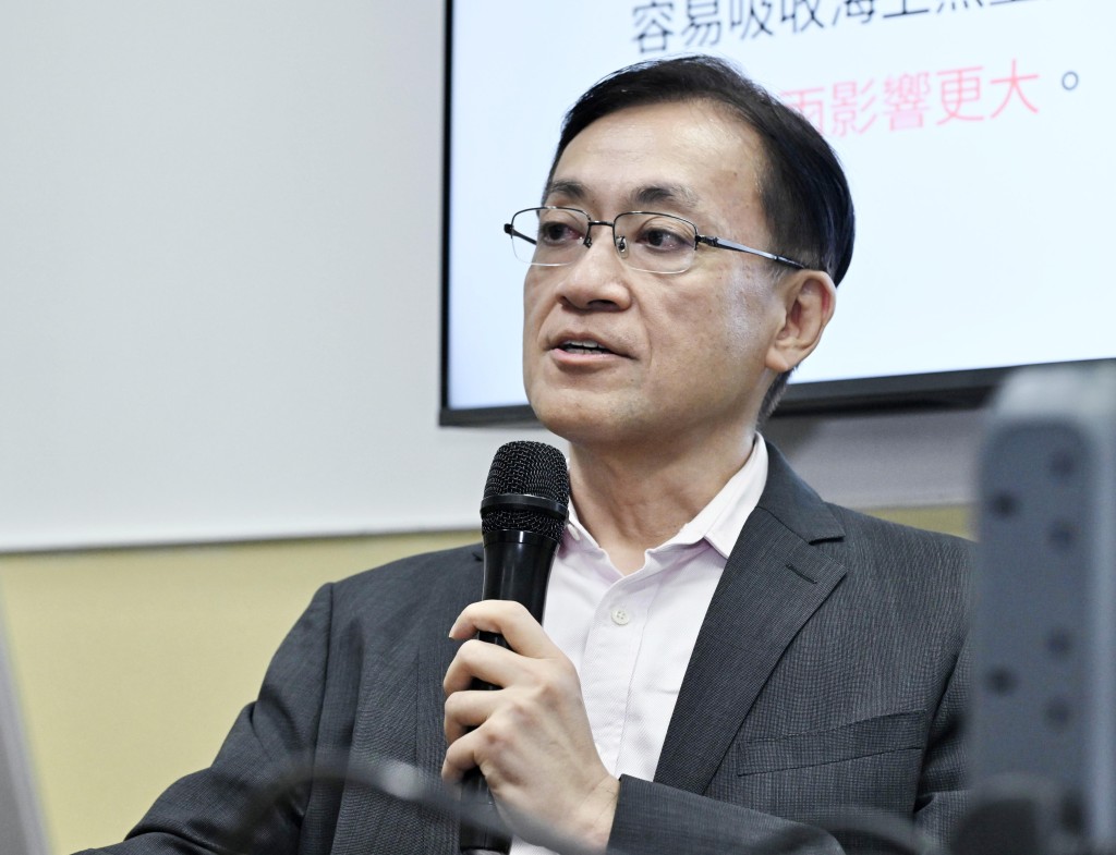 天文台前台長岑智明。 天文台前台長岑智明。