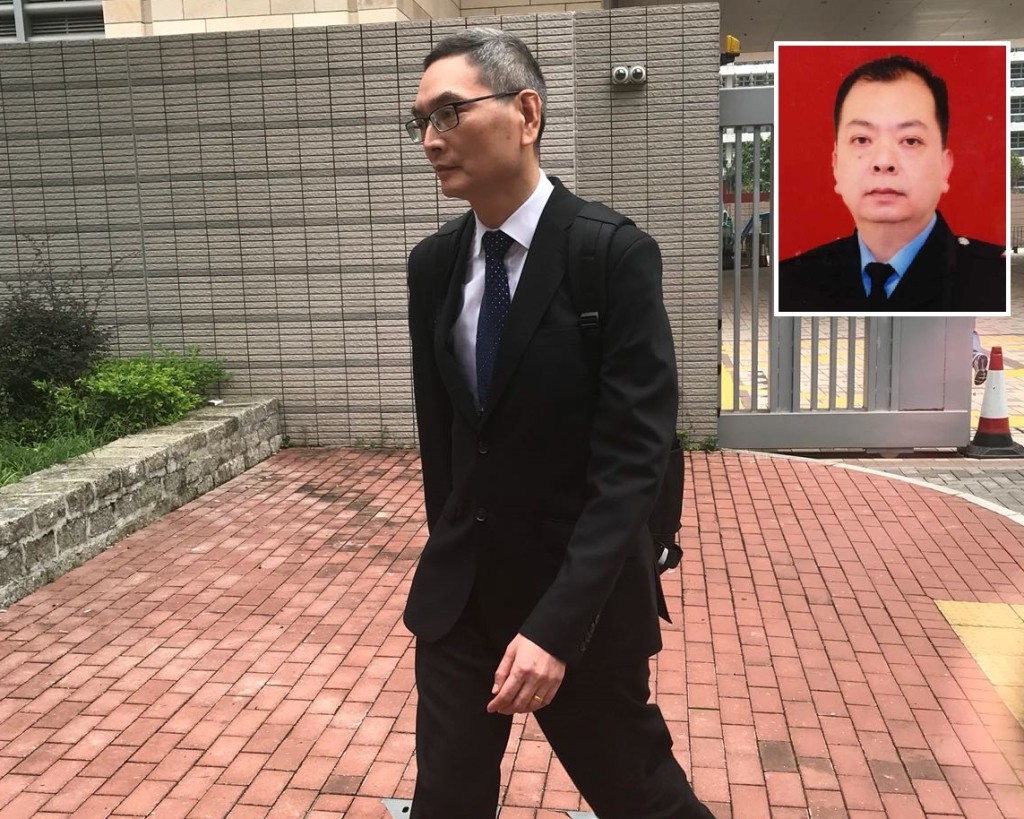 死因庭就梁國基(小圖)死因繼續展開聆訊。法醫官張耀明指,11樓大部分單位被氣流破壞,導致變形。