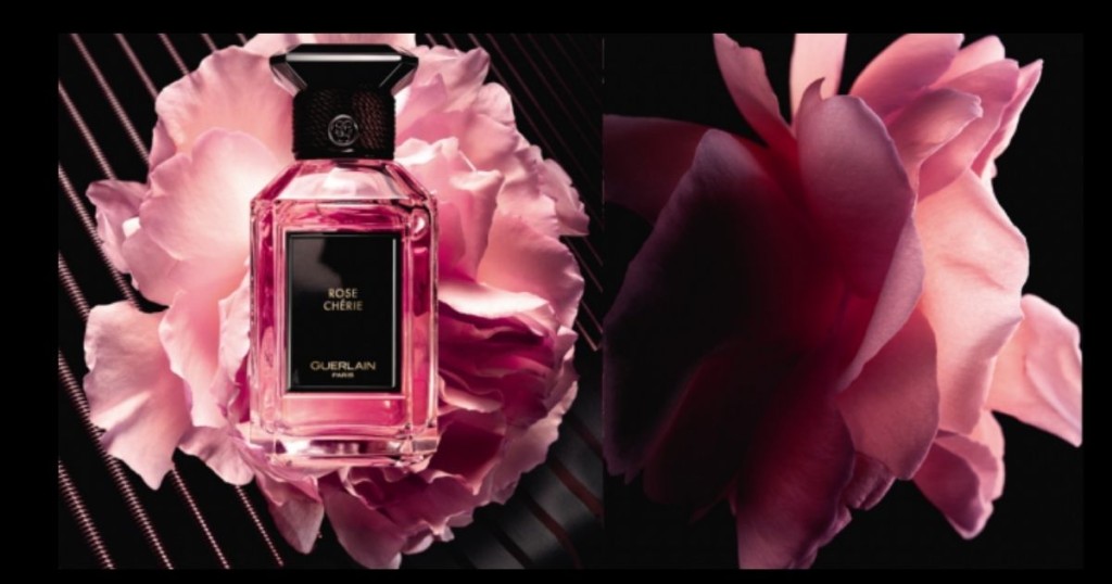 全新登場的清雅玫瑰主調香氛Rose Chérie，當中了採用大馬士革玫瑰及有「花中皇后」美譽的千葉玫瑰為原材料。
