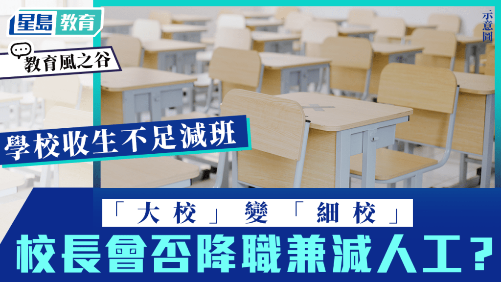学校收生不足减班 「大校」变「细校」 校长会否减人工？｜教育风之谷