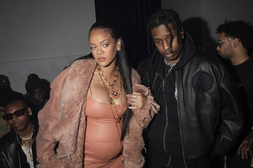 Rihanna今年5月為A$AP Rocky誕下兒子。