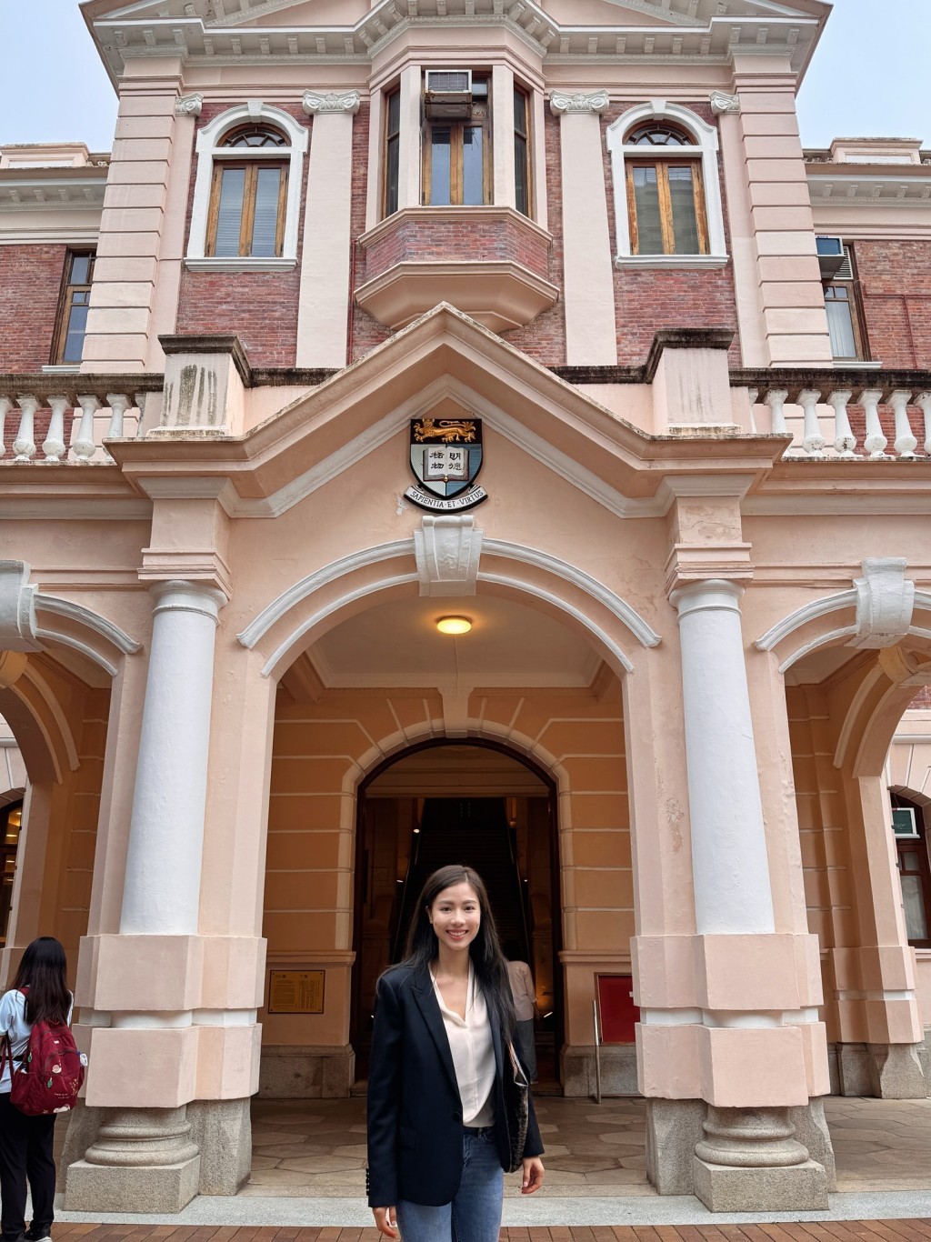 伍樂怡早前獲邀到香港大學出席講座。 伍樂怡早前獲邀到香港大學出席講座。