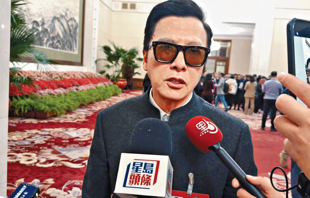 港區全國政協委員甄子丹正在北京參加全國兩會。