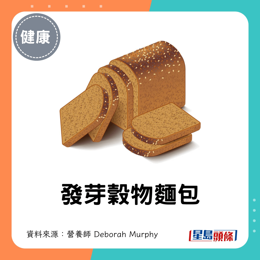 2. 发芽谷物面包 2. 发芽谷物面包