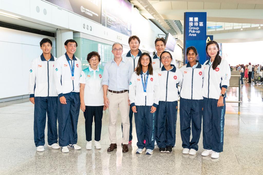 香港網球世大運代表隊。（網總圖片）