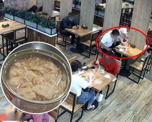 杭州男放蛆蟲入罐頭向超市索賠，親吃糞便蛆蟲致吐。(網圖)