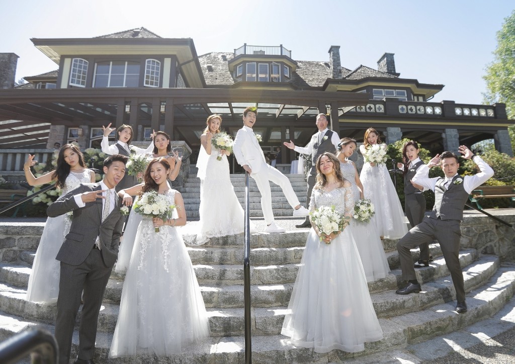 林奕匡与李霭玑于2017年8月底在加拿大结婚。