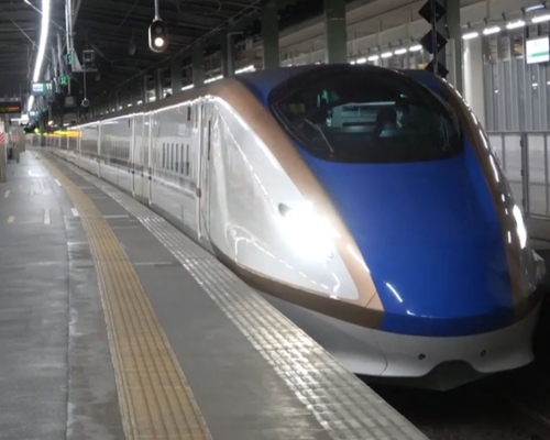 日本新幹線列車首次試驗自動駕駛。網上圖片