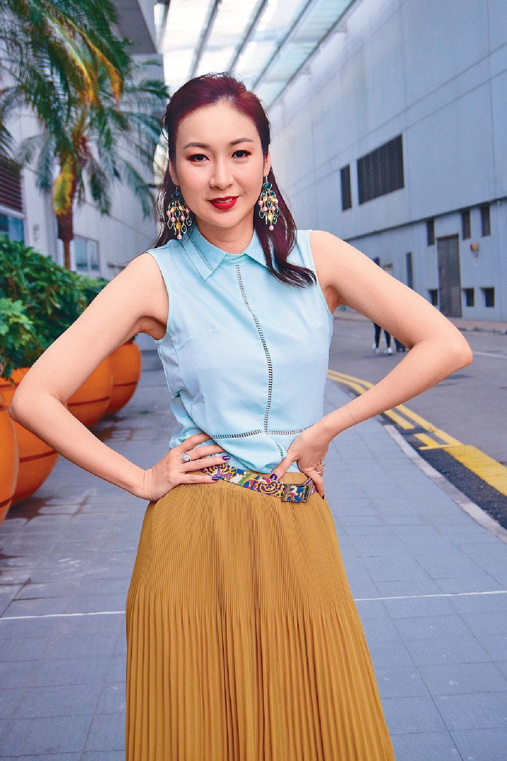 開放態度
■回復單身嘅Jacquelin持開放態度迎接第二春，唔介意對象有子女。