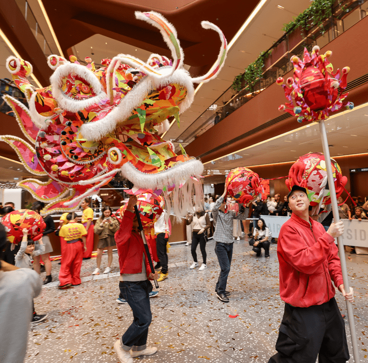 四大瑞獸祥龍、麒麟、鳳凰、靈龜降臨AIRSIDE商場中庭「福運瑞獸慶典」