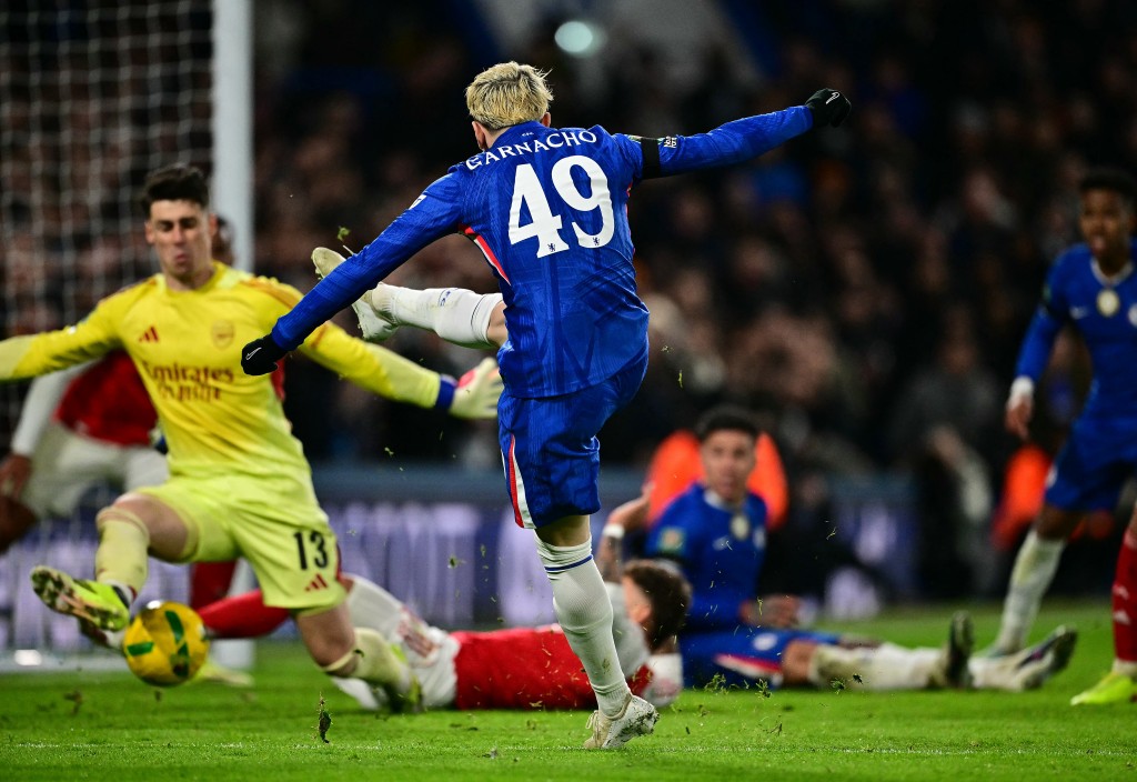 阿歷真度加拿祖梅開二度。法新社