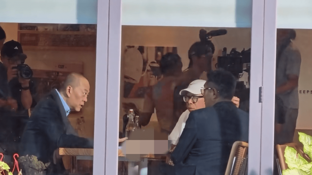 歐陽震華與古天樂近日再度合作拍攝《狩謊》。