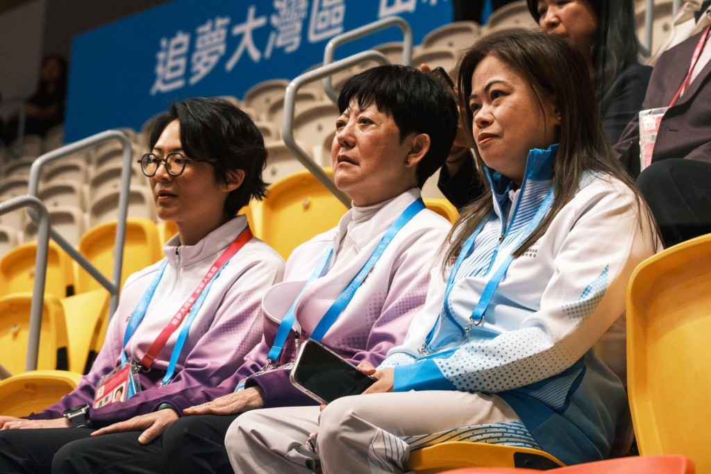 羅淑佩觀看特奧乒乓球項目。羅淑佩fb 羅淑佩觀看特奧乒乓球項目。羅淑佩fb