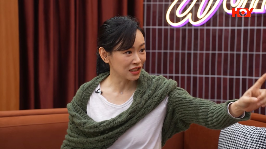 楊思琦感激伍詠薇為她講說話。 楊思琦感激伍詠薇為她講說話。