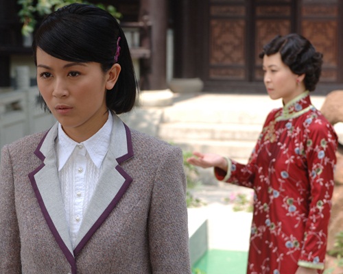 唐寧與蘇玉華在《蘭花刼》演姊妹