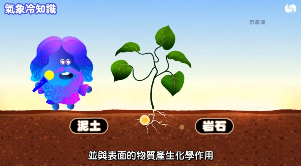 香港天文台《氣象冷知識》「汪汪夢裏聞:下雨的味道」截圖。 香港天文台《氣象冷知識》「汪汪夢裏聞:下雨的味道」截圖。