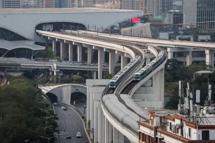 深圳地鐵兩條新線路今日開通。深圳發佈