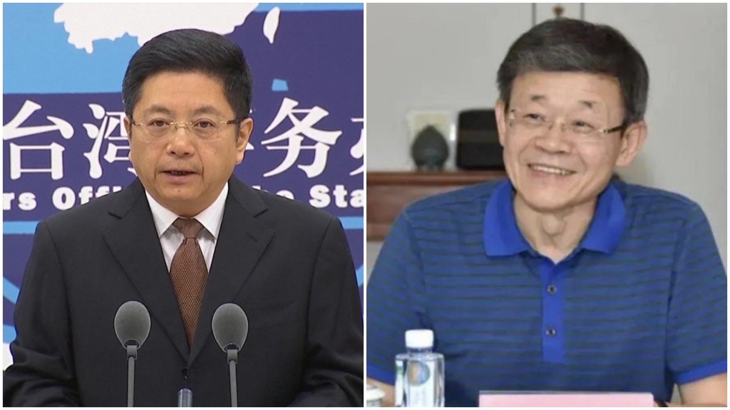 馬曉光(左)和黃文濤(右)新任海協會副會長。