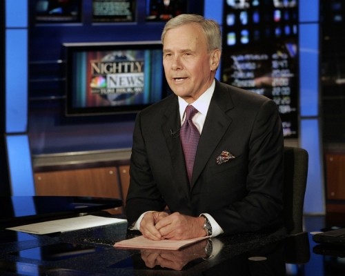 80歲的布羅考是NBC晚間新聞節目《Nightly News》的主播。AP