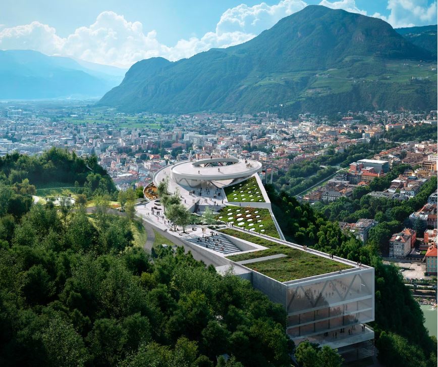 位於意大利New Museum Quarter for Bolzano（圖片來源：Snøhetta）