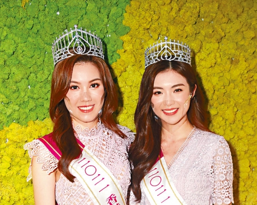 今屆港姐宋宛穎、梁凱晴出席領獎活動,二人表示有興趣拍劇。