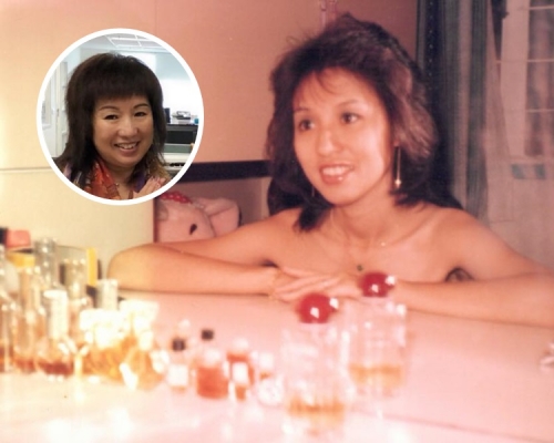 梅小青上載「半棵照」找數。梅小青fb圖片