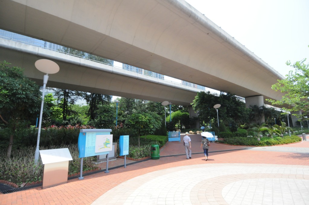 荃灣公園一帶環境。資料圖片