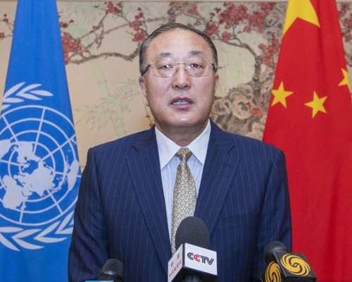 張軍呼籲各方都應保持冷靜克制。新華社資料圖片