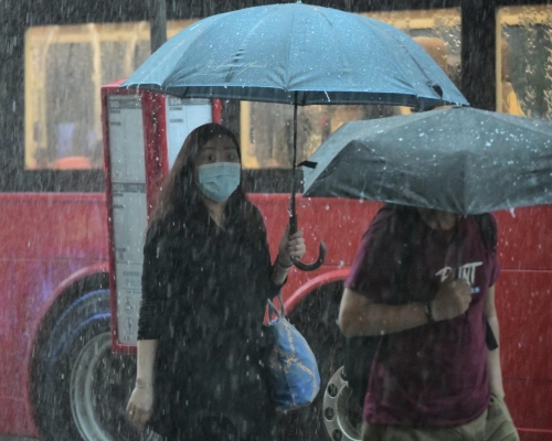天文台預測今日有幾陣驟雨。