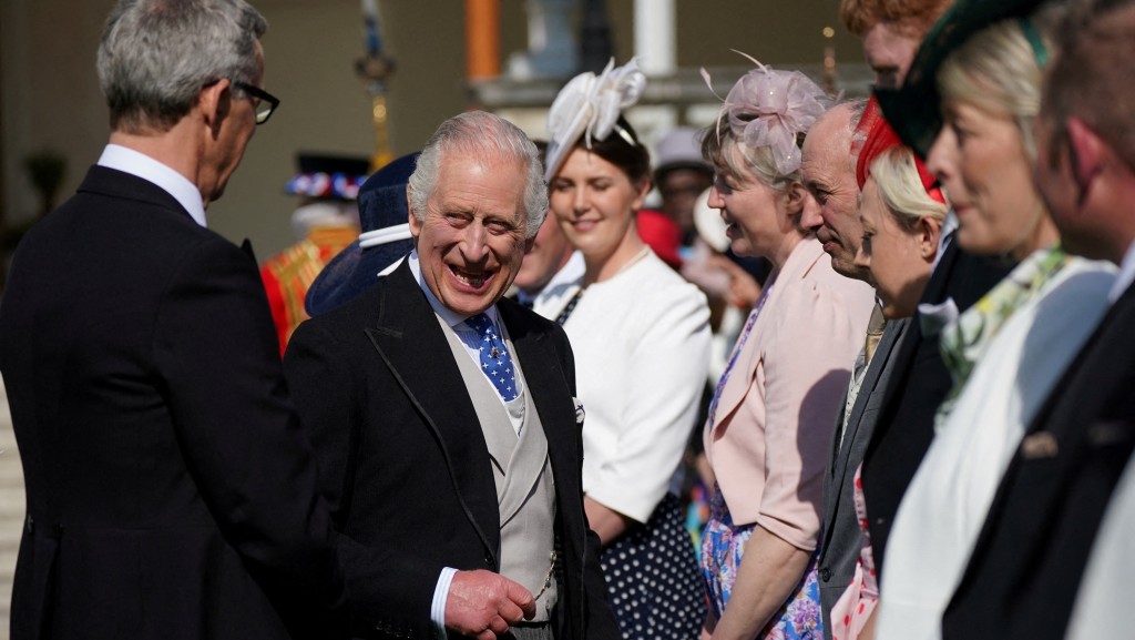查理斯加冕典禮前夕，英國皇室3日在白金漢宮舉行了花園派對。 路透社