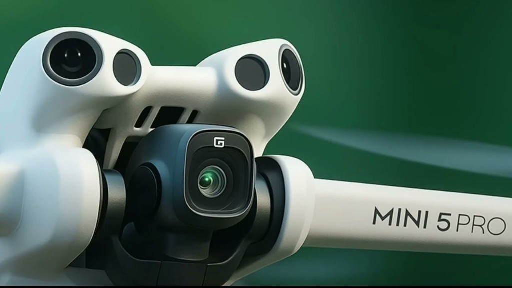 傳聞DJI下周推出機身可摺疊的小型無人機Mini 5 Pro。 傳聞DJI下周推出機身可摺疊的小型無人機Mini 5 Pro。