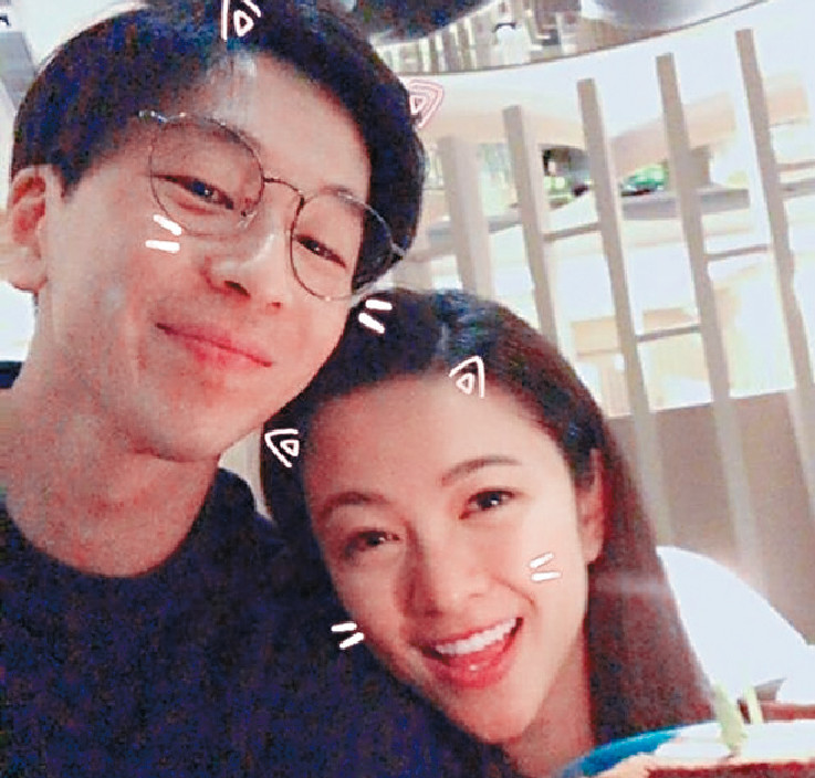 ■江嘉敏和有米男友4年情告終。 ■江嘉敏和有米男友4年情告終。