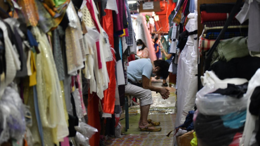 深水埗棚仔布市場原址將建公屋。資料圖片