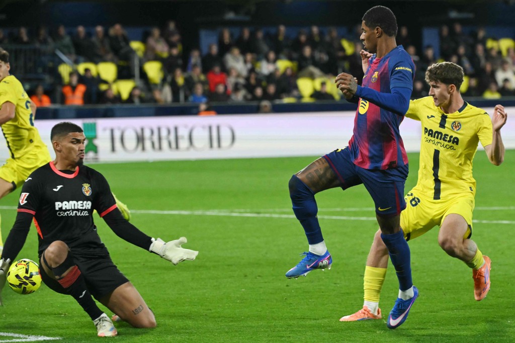 巴塞認為買斷拉舒福特,會是成功的引援行動。法新社 巴塞認為買斷拉舒福特,會是成功的引援行動。法新社