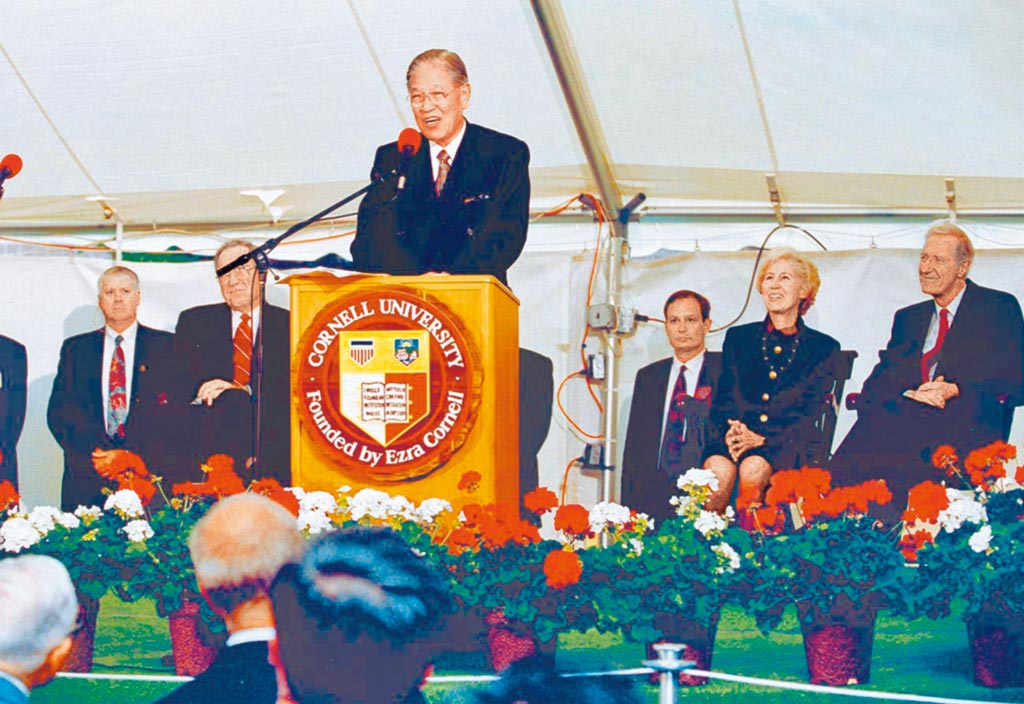 1995年6月8日，時任總統李登輝訪美。 中時新聞資料圖