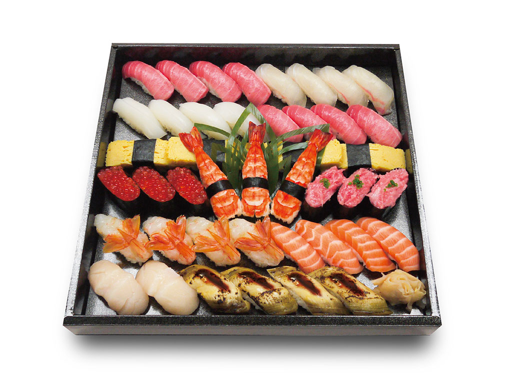日本美食2023｜香睿刚推介 5.寿司「筑地寿司清」外卖寿司4至5人分量8500日圆。