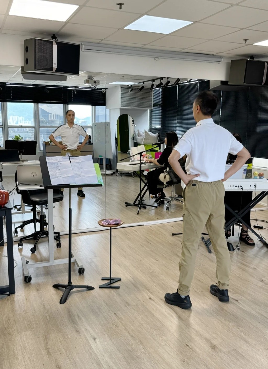 鄔友正積極備戰。 鄔友正積極備戰。