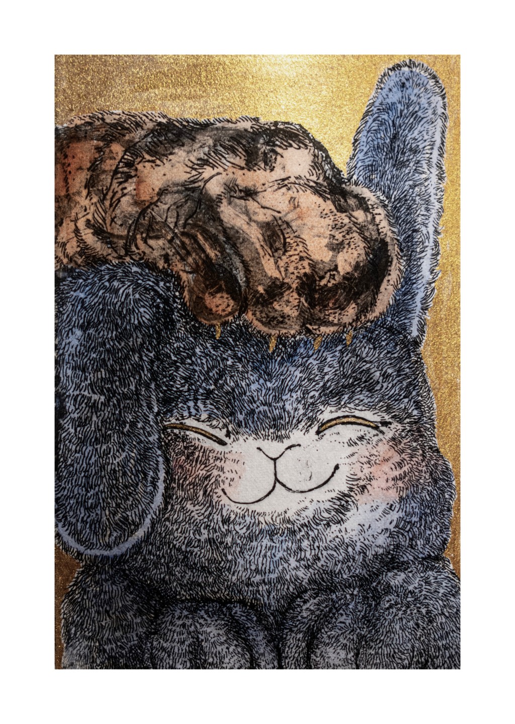 洪诗雅作品之一《是兔年呀！》。