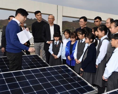 學校及非政府福利機構可獲免費安裝太陽能發電系統。 資料圖片