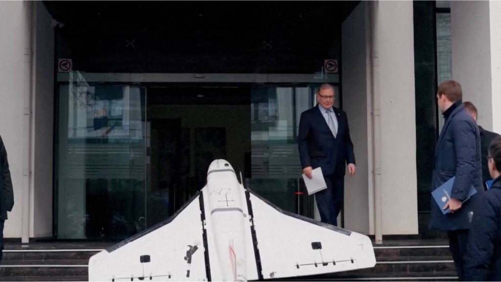 摩爾多瓦向俄羅斯大使抗議無人機侵入領空。路透社