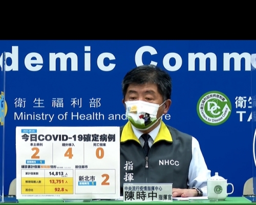 台灣新增6宗新冠肺炎診。