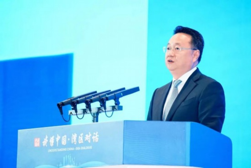 王綱參加「讀懂中國．灣區對話」專題論壇。